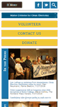 Mobile Screenshot of mainecleanelections.org